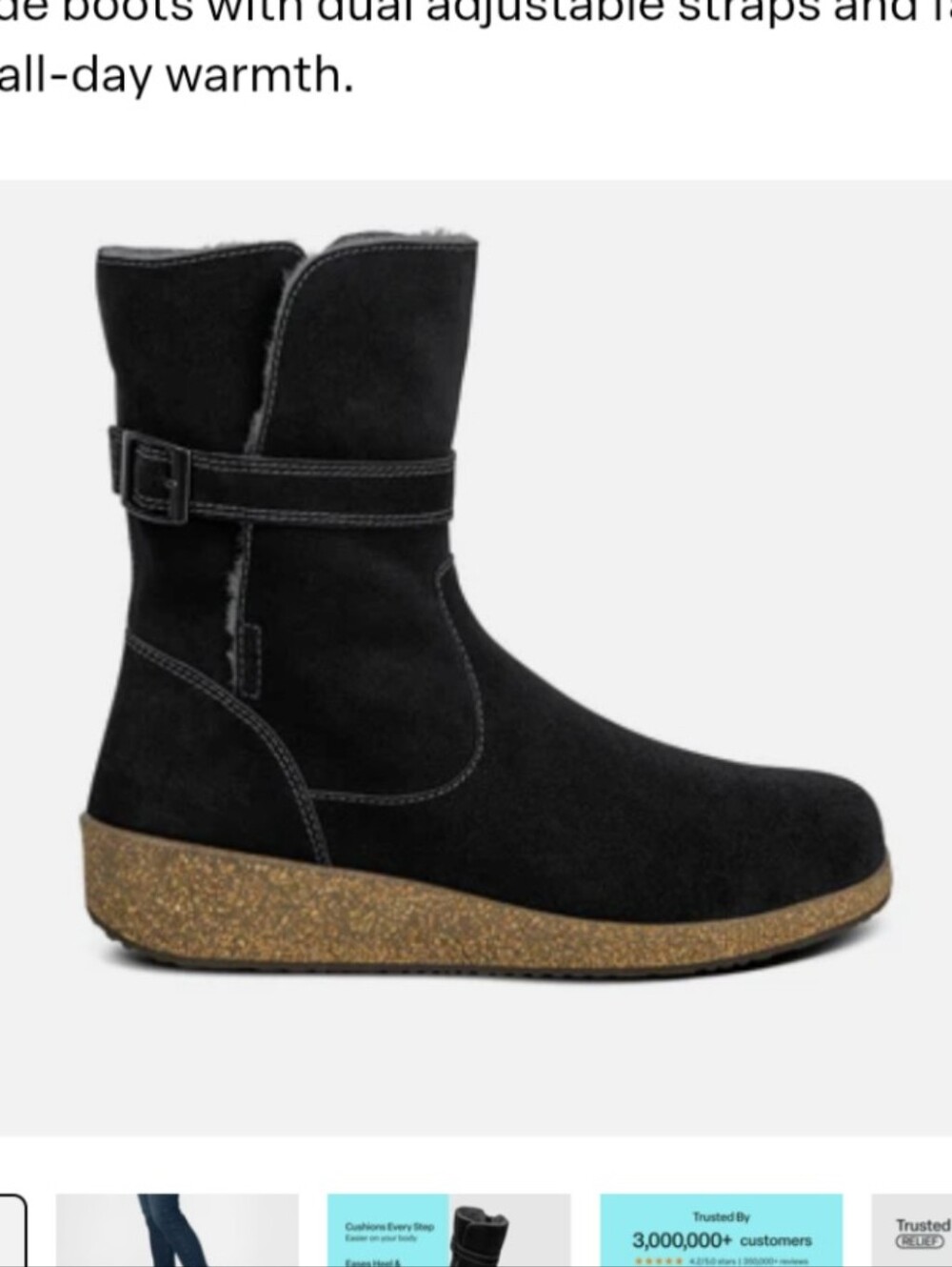 Orthofeet Claire Boots Size 8 Wide